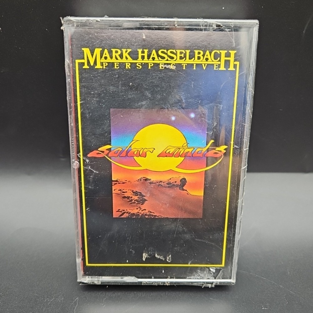 Mark Hasselbach Perspective Solar Winds Cassette Tape Brand New Sealed Vintage